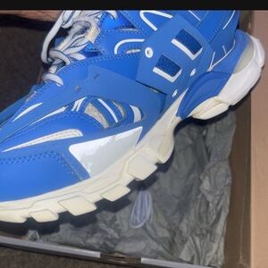 Balenciaga Blue Track Sneakers